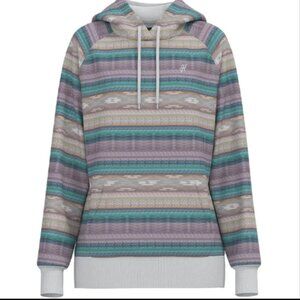 Hooey Women's Purple Serape Hoodie